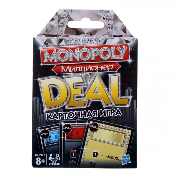 модель Монополия миллионер карточная Monopoly